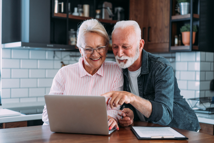 Senior Couple on Computer