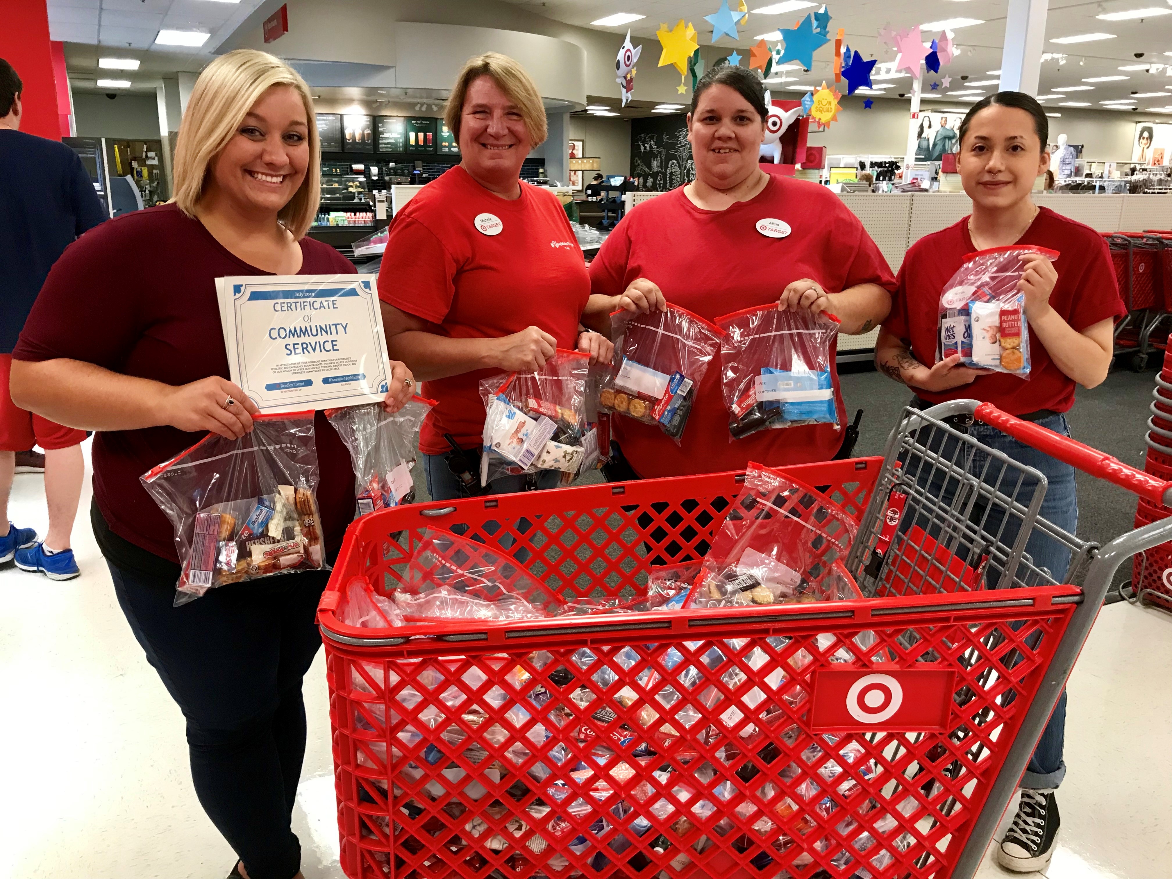 Riverside Receives Donation from Bradley Target