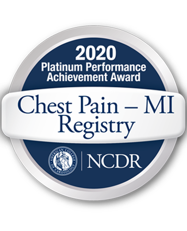 2020 Platinum Performance Achievement Award NCDR