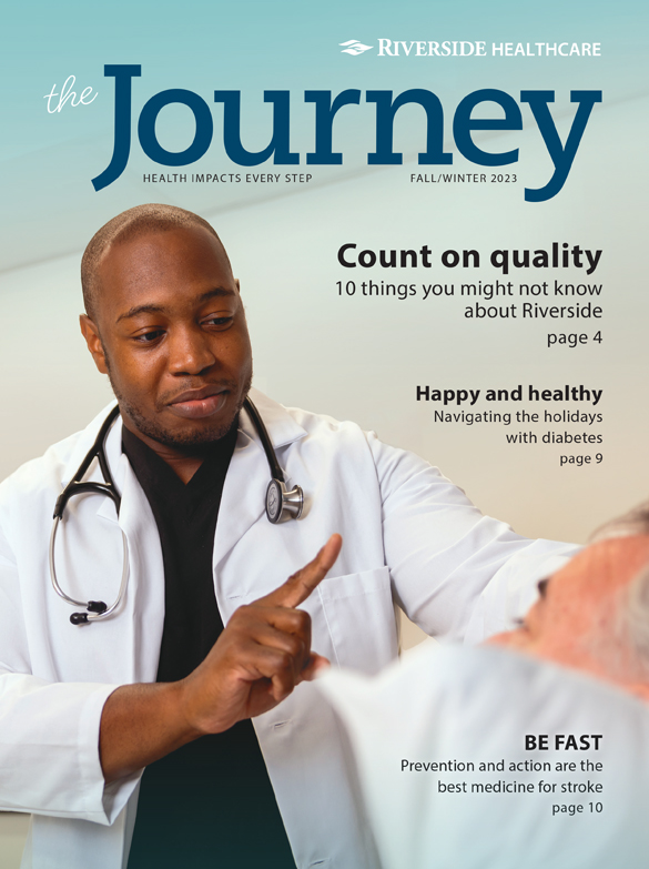 The Journey Magazine Winter 23-24 Cover Page | Riverside Healthcare