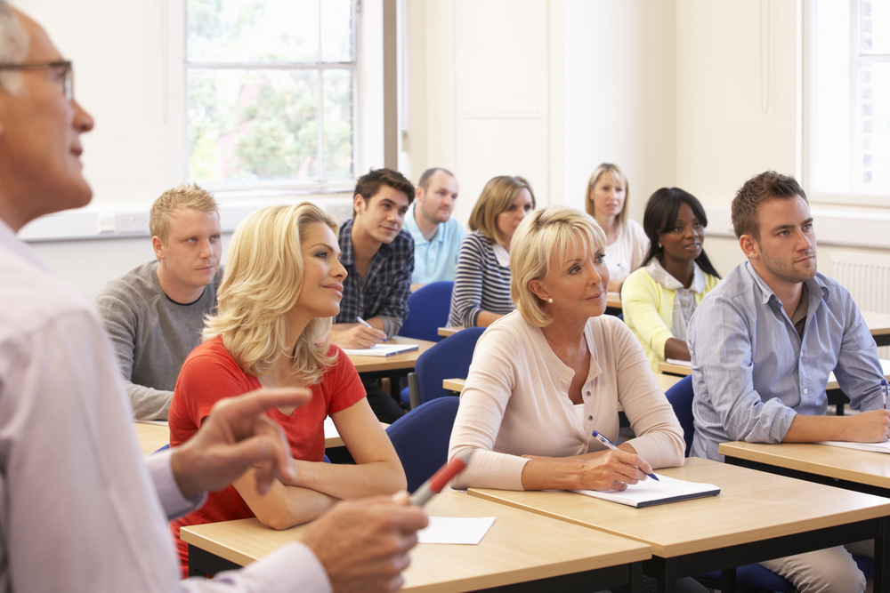 adults in training class