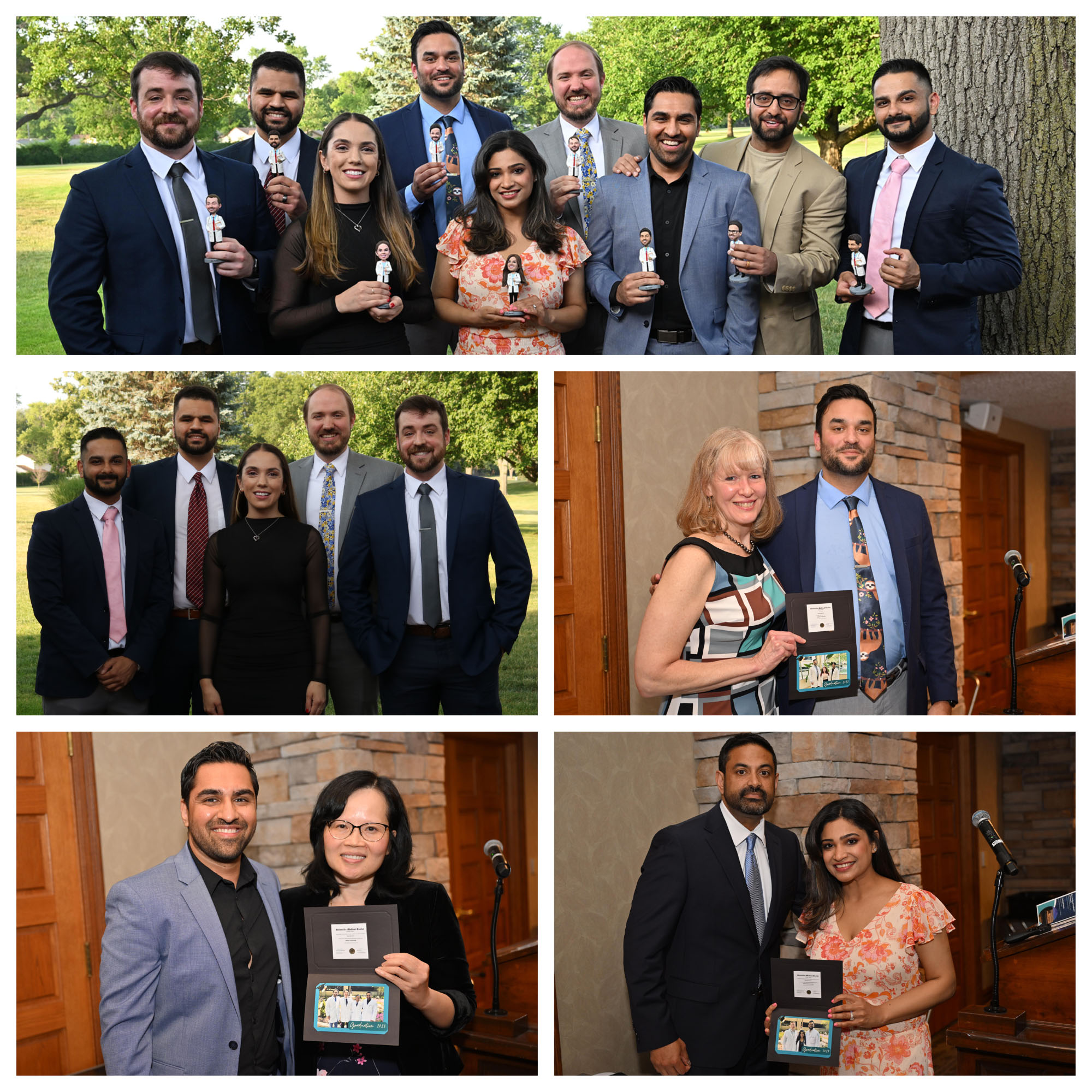 Photo collage of Riverside Healthcare GME residents and fellows