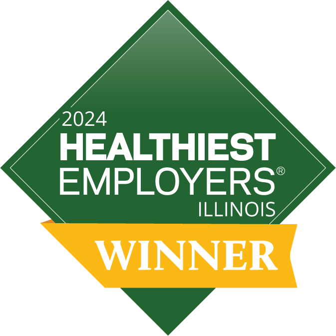 Logo for 2024 Healthiest Employers' Illinois Winner